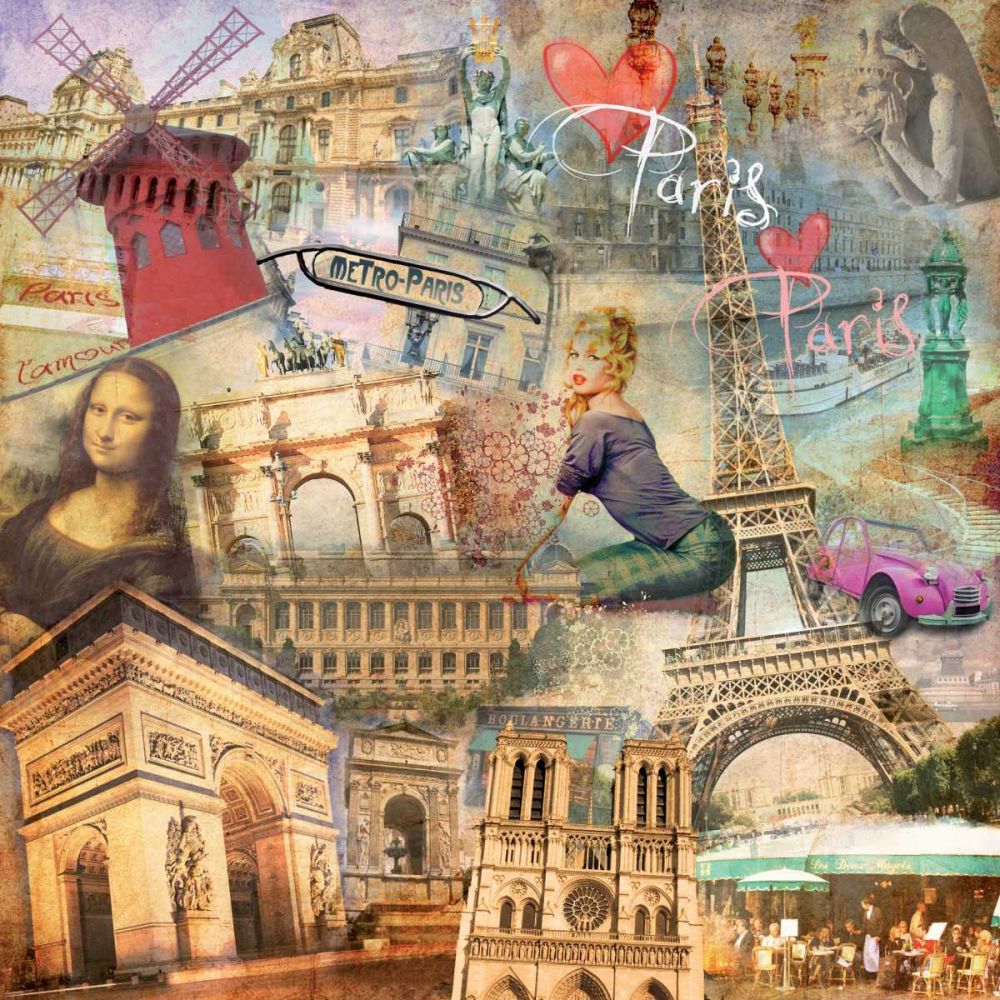 Paris Metropolitain art print by BRAUN Studio for $57.95 CAD