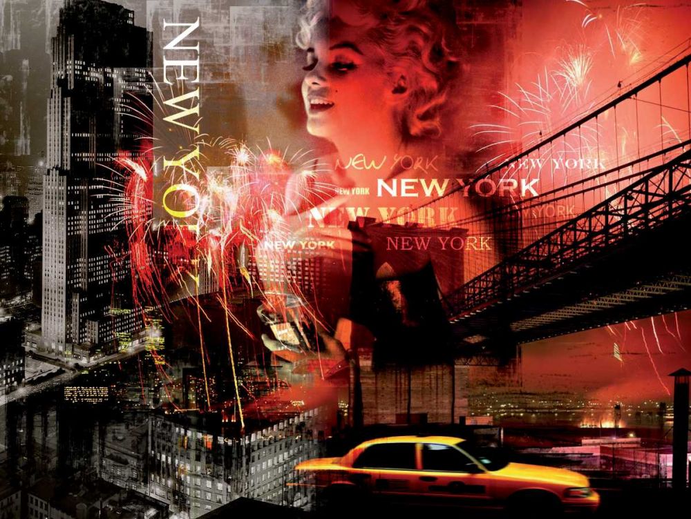 New York Fireworks art print by BRAUN Studio for $57.95 CAD