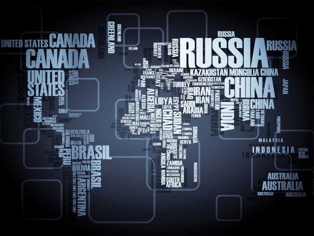 Wording Map art print by BRAUN Studio for $57.95 CAD