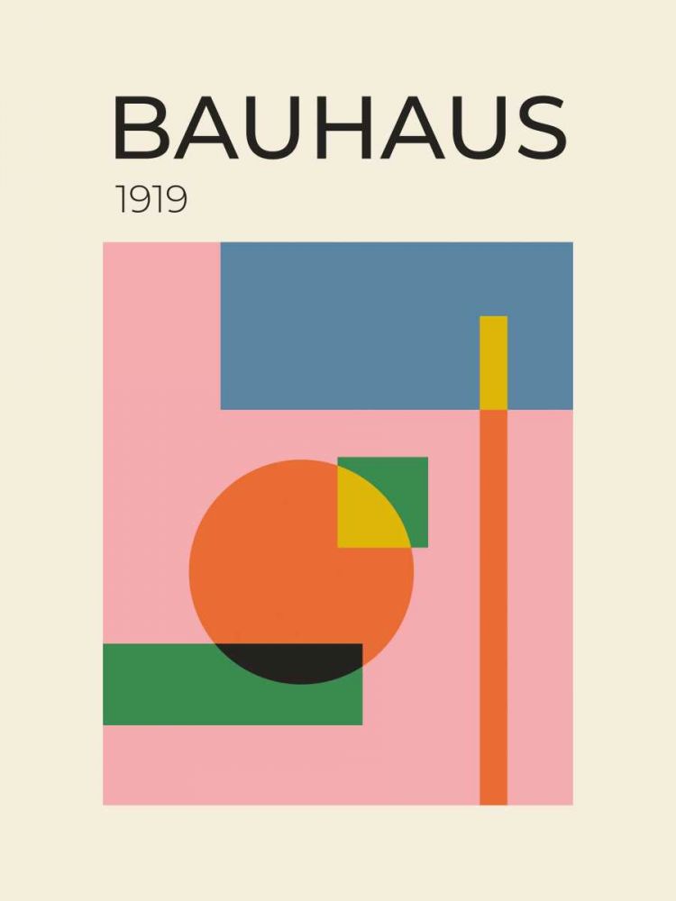 Bauhaus 1919 art print by Braun Studio for $57.95 CAD