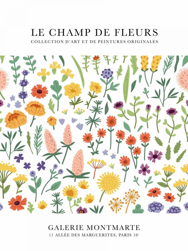 le Champ de Fleurs art print by Braun Studio for $57.95 CAD