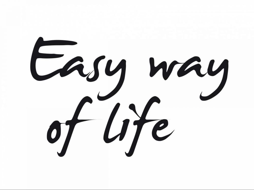 Easy way of life art print by BRAUN Studio for $57.95 CAD