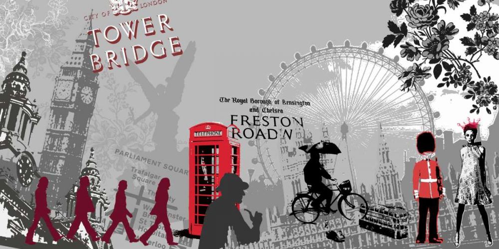 London attitude art print by Atelier Farkas for $57.95 CAD
