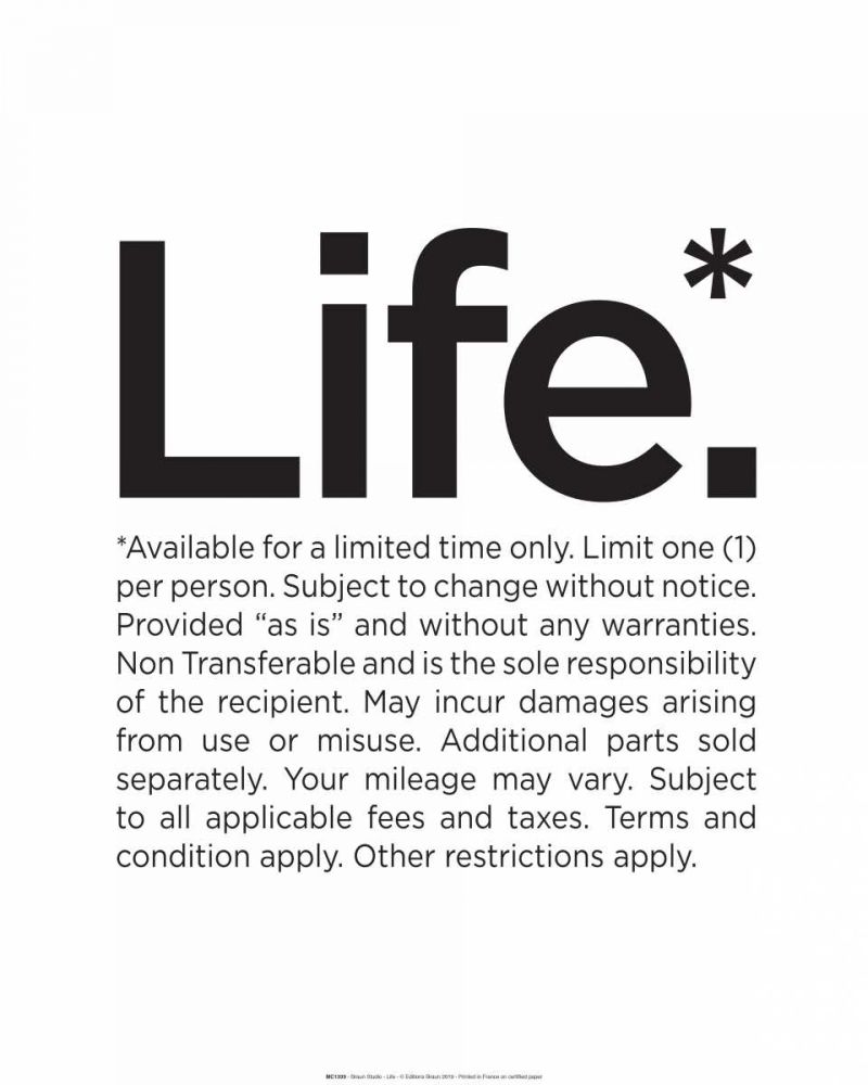 Life art print by BRAUN Studio for $57.95 CAD