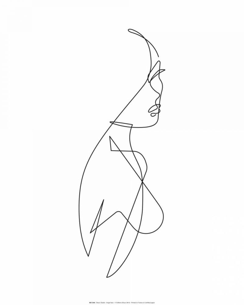 Angel face art print by BRAUN Studio for $57.95 CAD