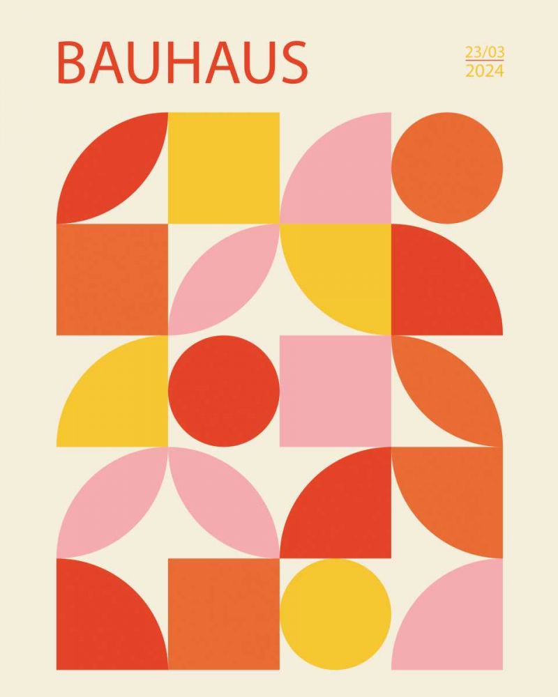 Bauhaus 2024 art print by Braun Studio for $57.95 CAD