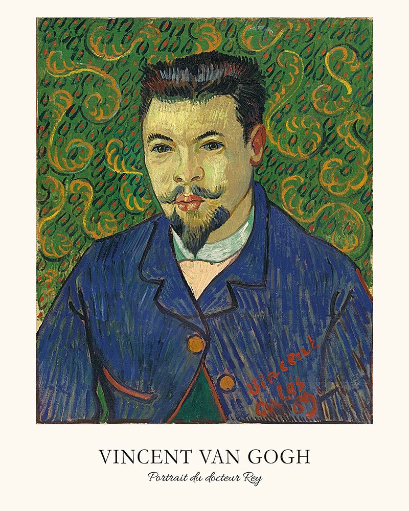 Portrait du docteur Rey art print by Vincent Van Gogh for $57.95 CAD