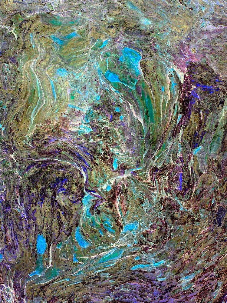 Turquoise Lava art print by Grayscale for $57.95 CAD