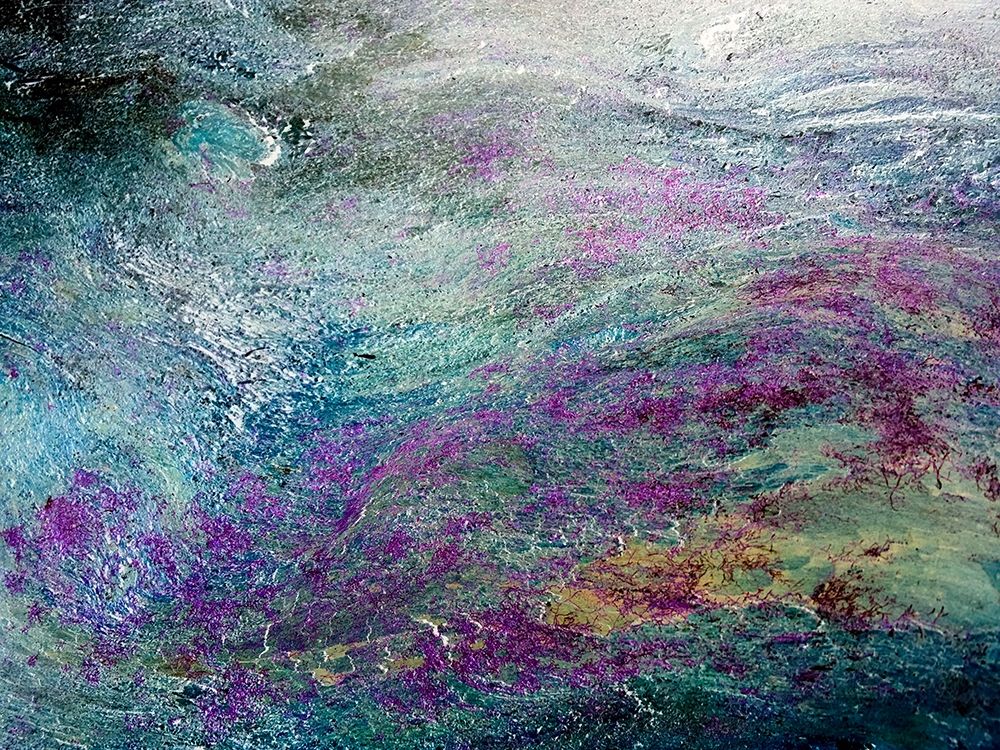Turquoise Sediments art print by Grayscale for $57.95 CAD