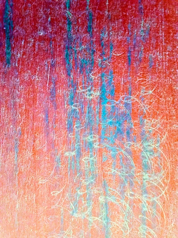Red Scribble art print by Grayscale for $57.95 CAD