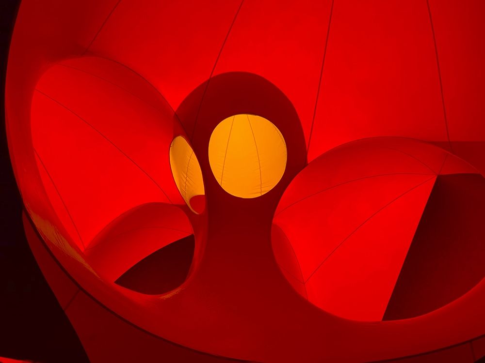 Red Curves I art print by Grayscale for $57.95 CAD