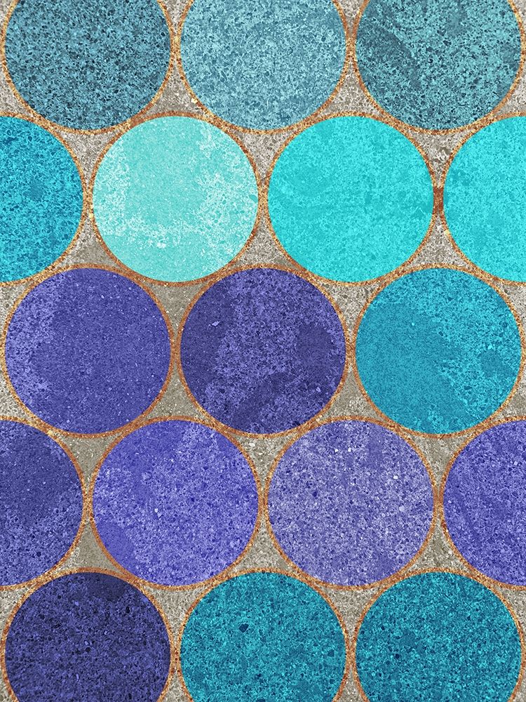 Circle Textures II art print by Grayscale for $57.95 CAD