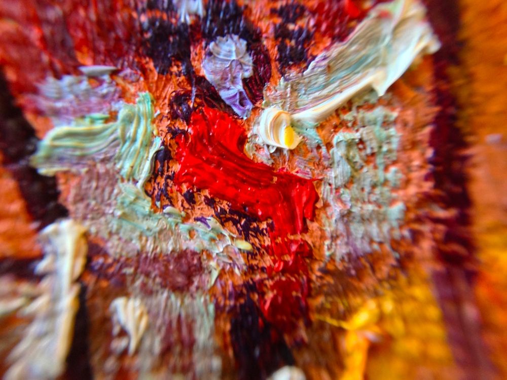 Paint Closeup IV art print by Grayscale for $57.95 CAD