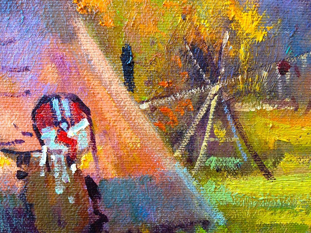 Paint Closeup X art print by Grayscale for $57.95 CAD