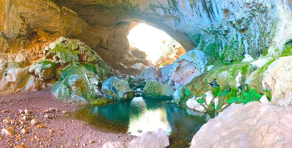 Natural Bridge I art print by Grayscale for $57.95 CAD