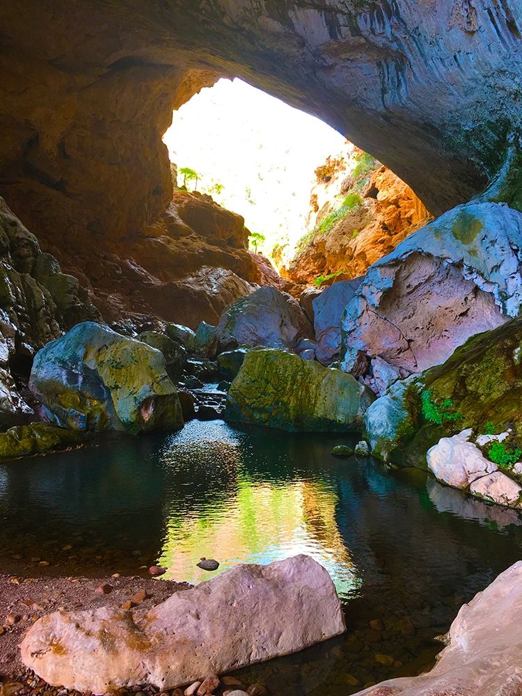 Natural Bridge II art print by Grayscale for $57.95 CAD