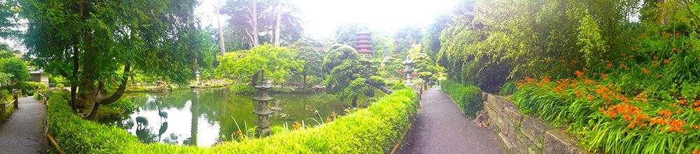 Japanese Garden I art print by Grayscale for $57.95 CAD