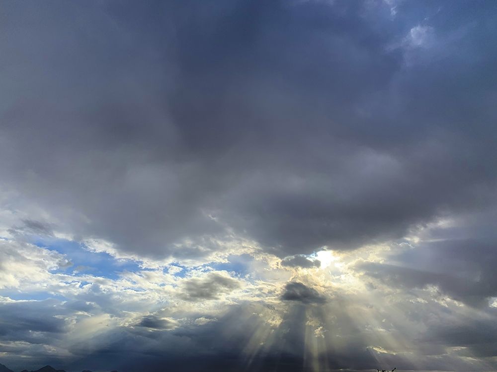 Cloudy Sky I art print by Grayscale for $57.95 CAD