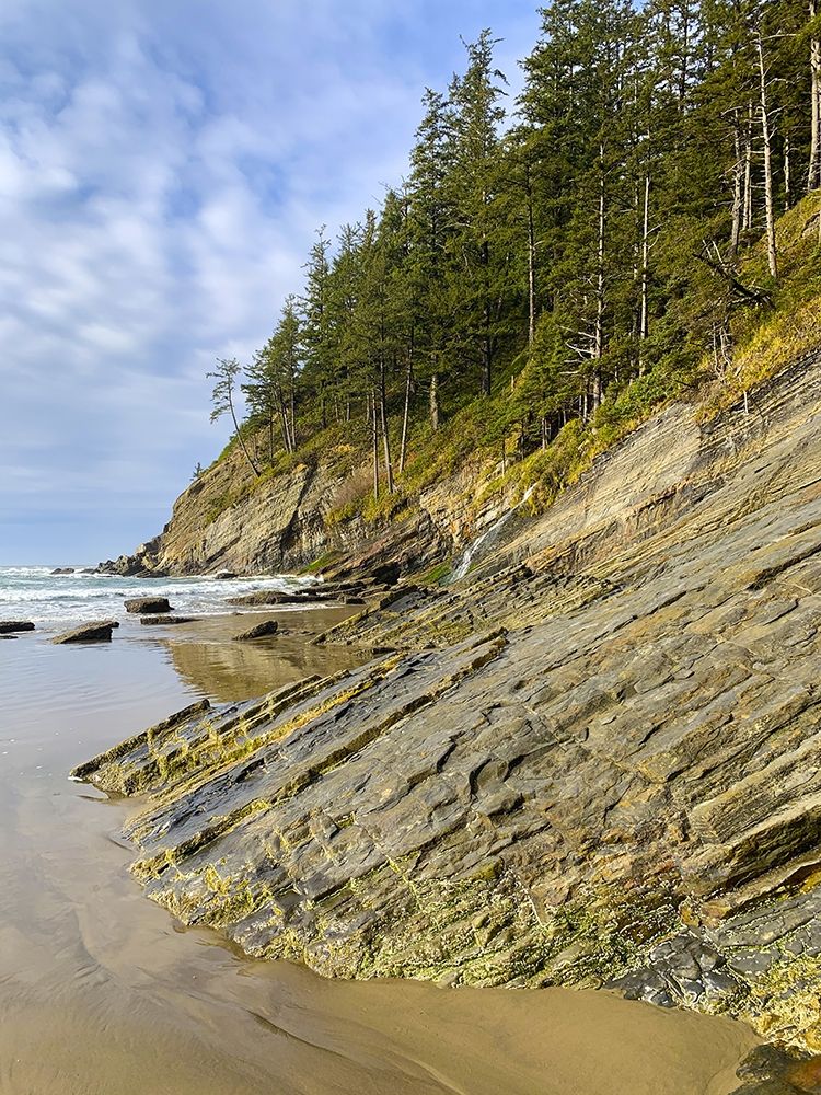 Eroded Coast V art print by Grayscale for $57.95 CAD