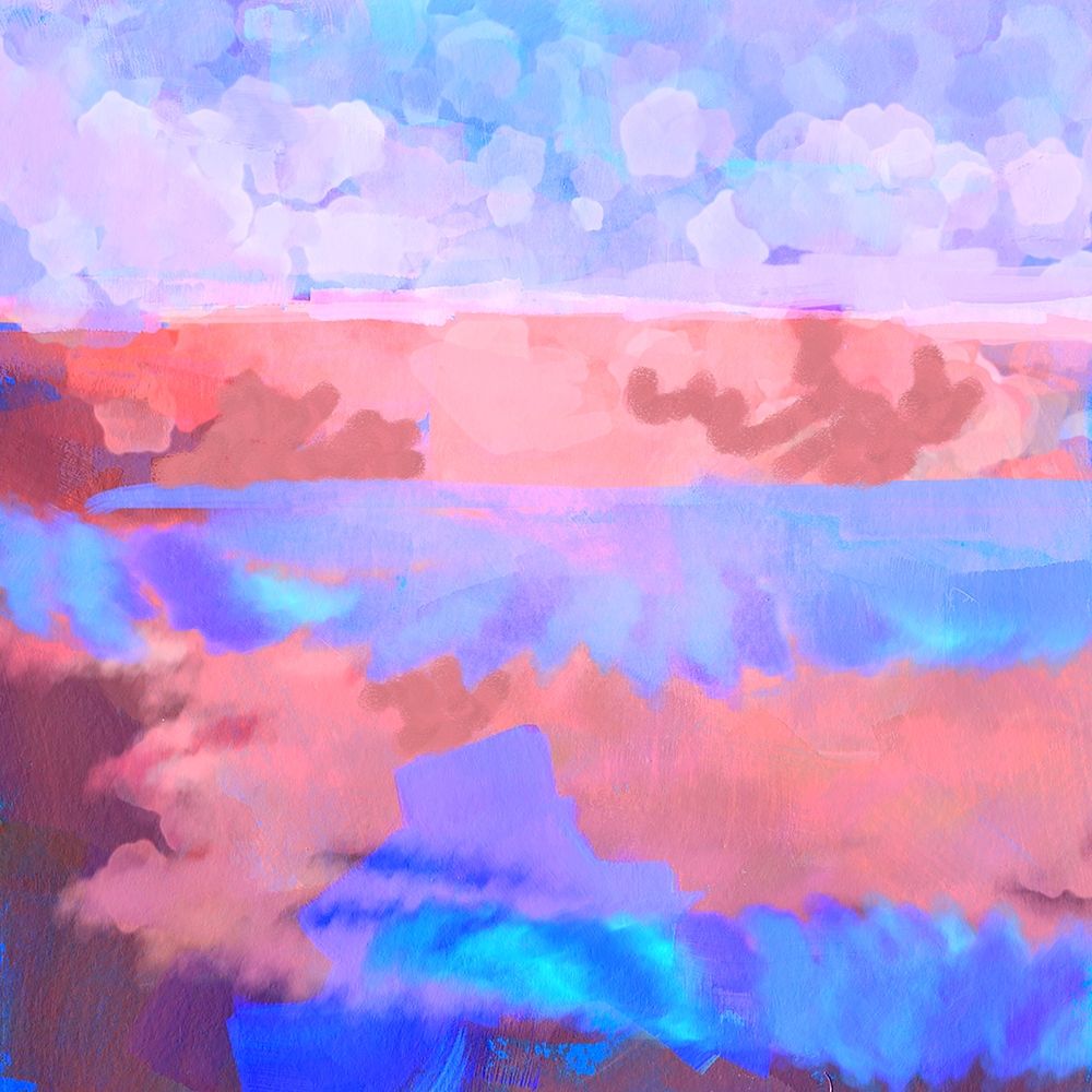 Cloud Stripes I art print by Grayscale for $57.95 CAD