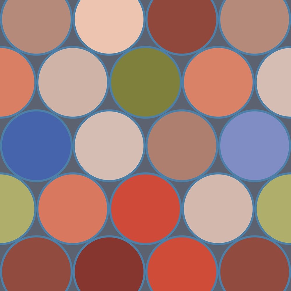 Bright Circles III art print by Grayscale for $57.95 CAD