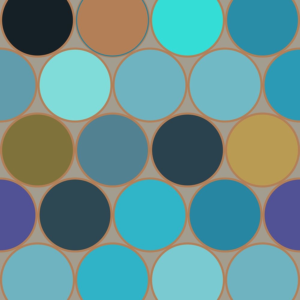 Cool Circles I art print by Grayscale for $57.95 CAD