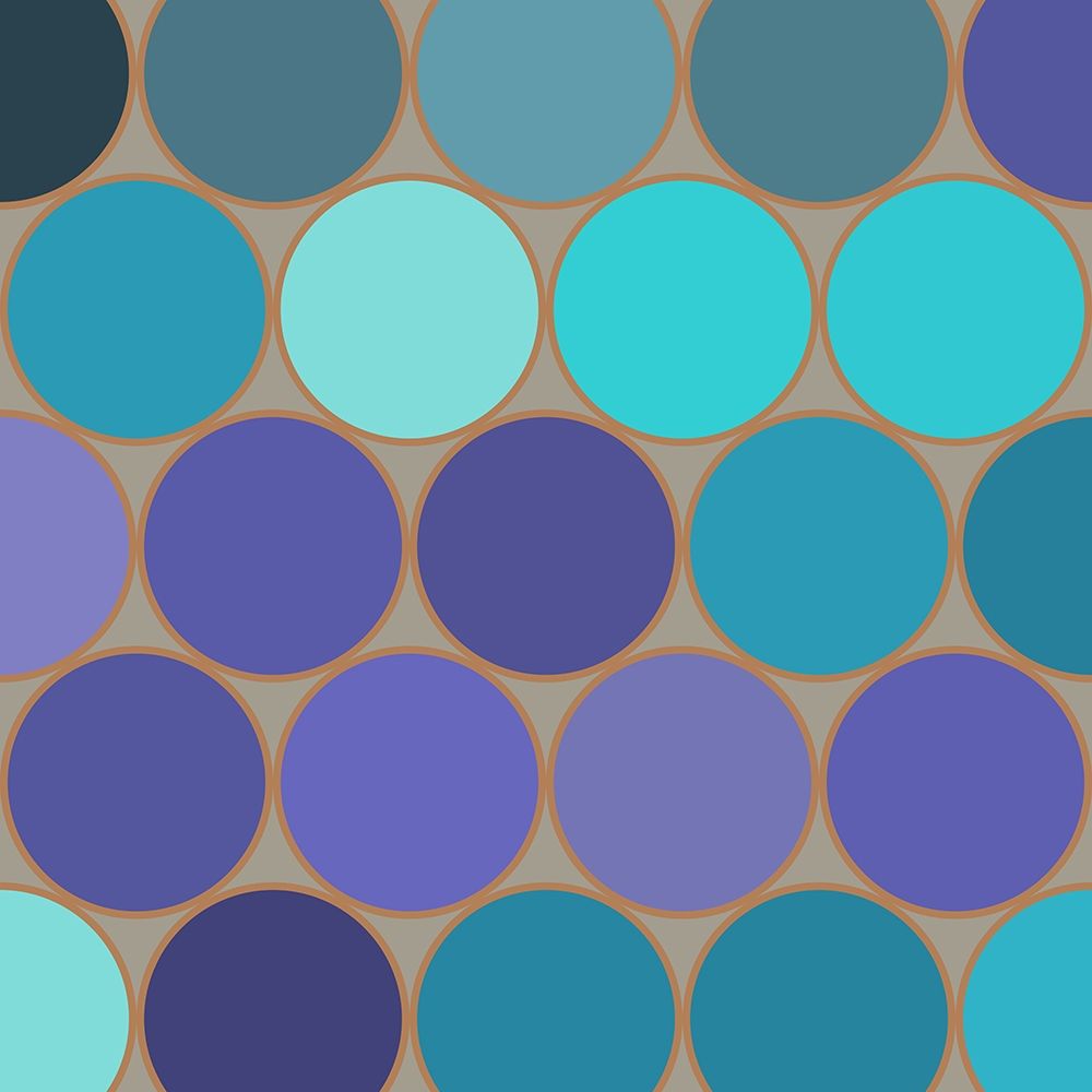 Cool Circles II art print by Grayscale for $57.95 CAD