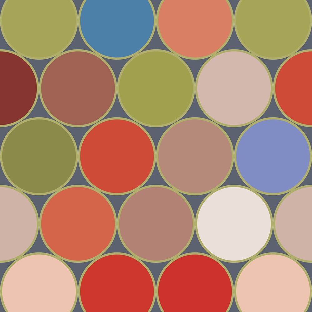Bright Circles VIII art print by Grayscale for $57.95 CAD