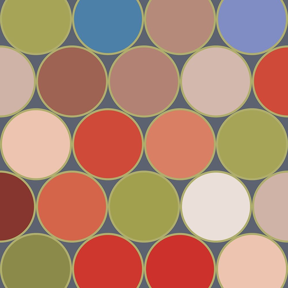 Bright Circles X art print by Grayscale for $57.95 CAD