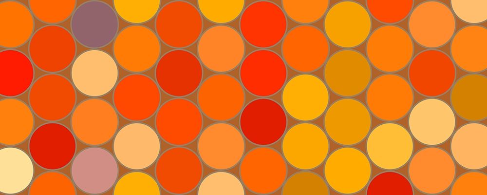 Warm Circles I art print by Grayscale for $57.95 CAD