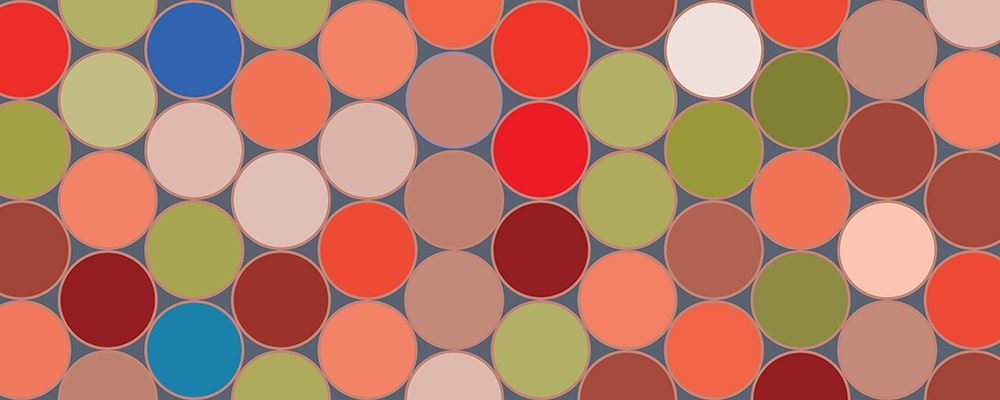 Bright Circles XII art print by Grayscale for $57.95 CAD