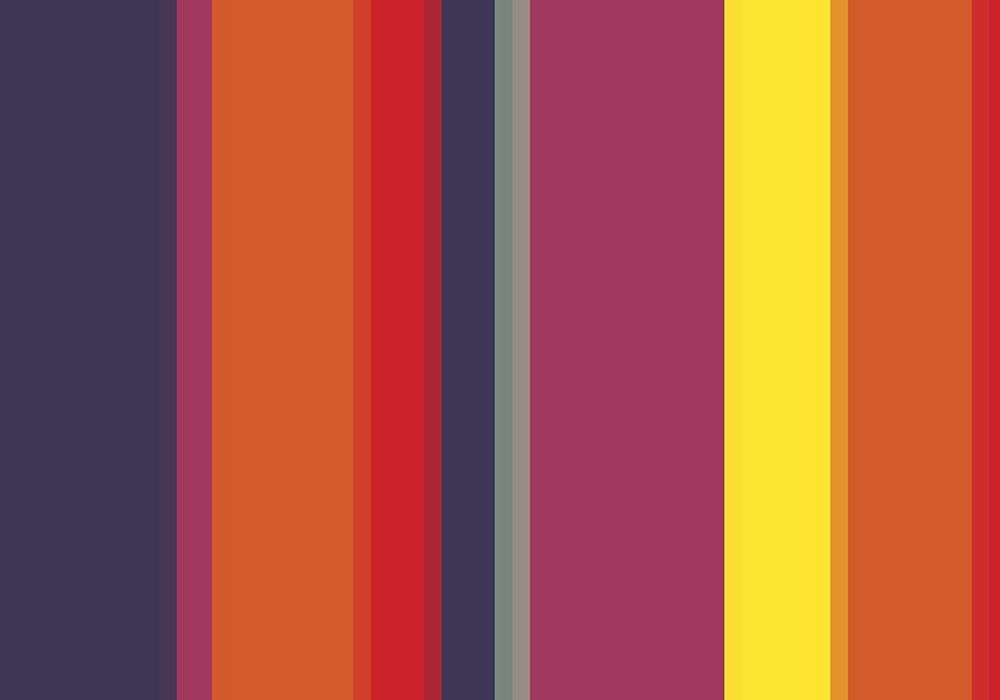 Bright Stripes IX art print by Grayscale for $57.95 CAD
