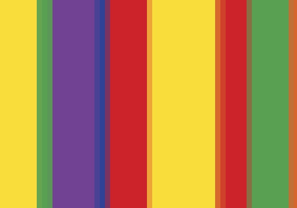 Bright Stripes XI art print by Grayscale for $57.95 CAD