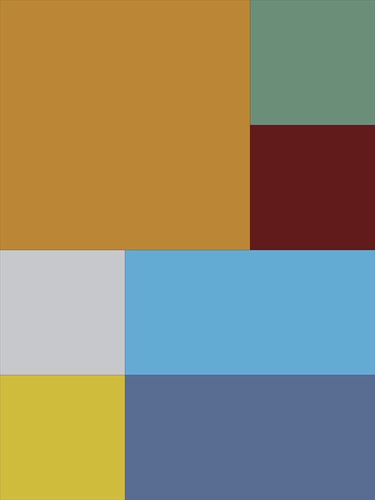 Bright Blocks III art print by Grayscale for $57.95 CAD