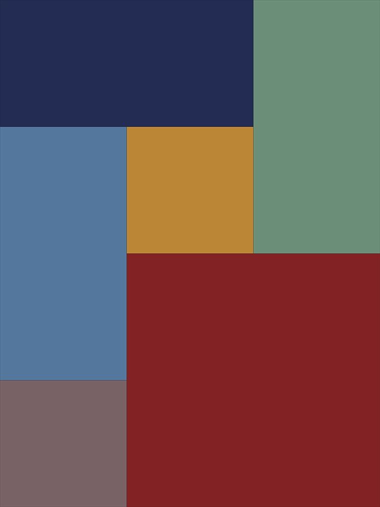 Bright Blocks V art print by Grayscale for $57.95 CAD