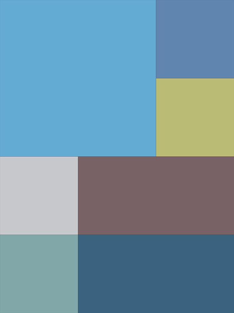 Bright Blocks XIII art print by Grayscale for $57.95 CAD