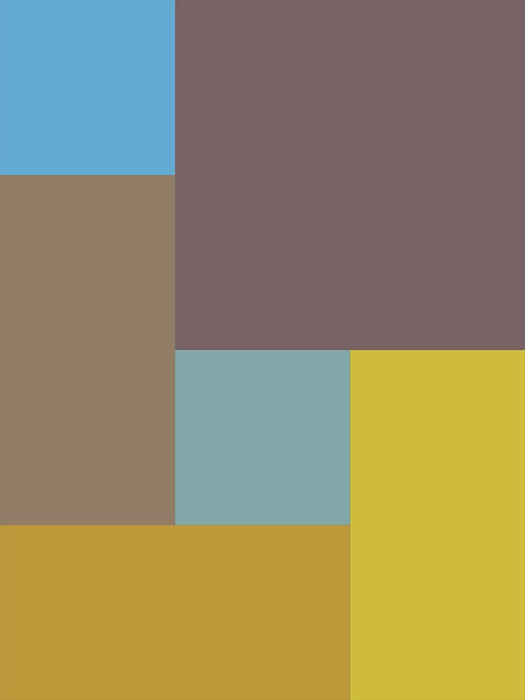 Bright Blocks XVI art print by Grayscale for $57.95 CAD