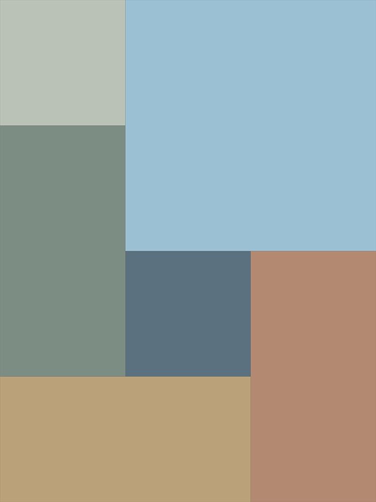 Soft Blocks VI art print by Grayscale for $57.95 CAD