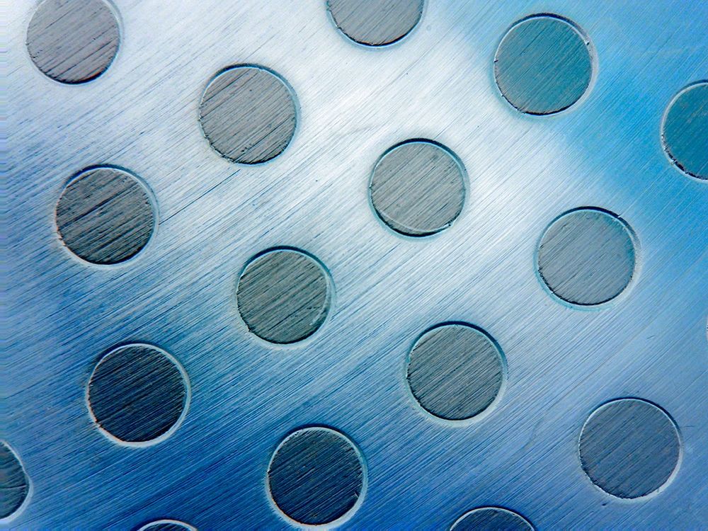 Steel Dots II art print by Grayscale for $57.95 CAD