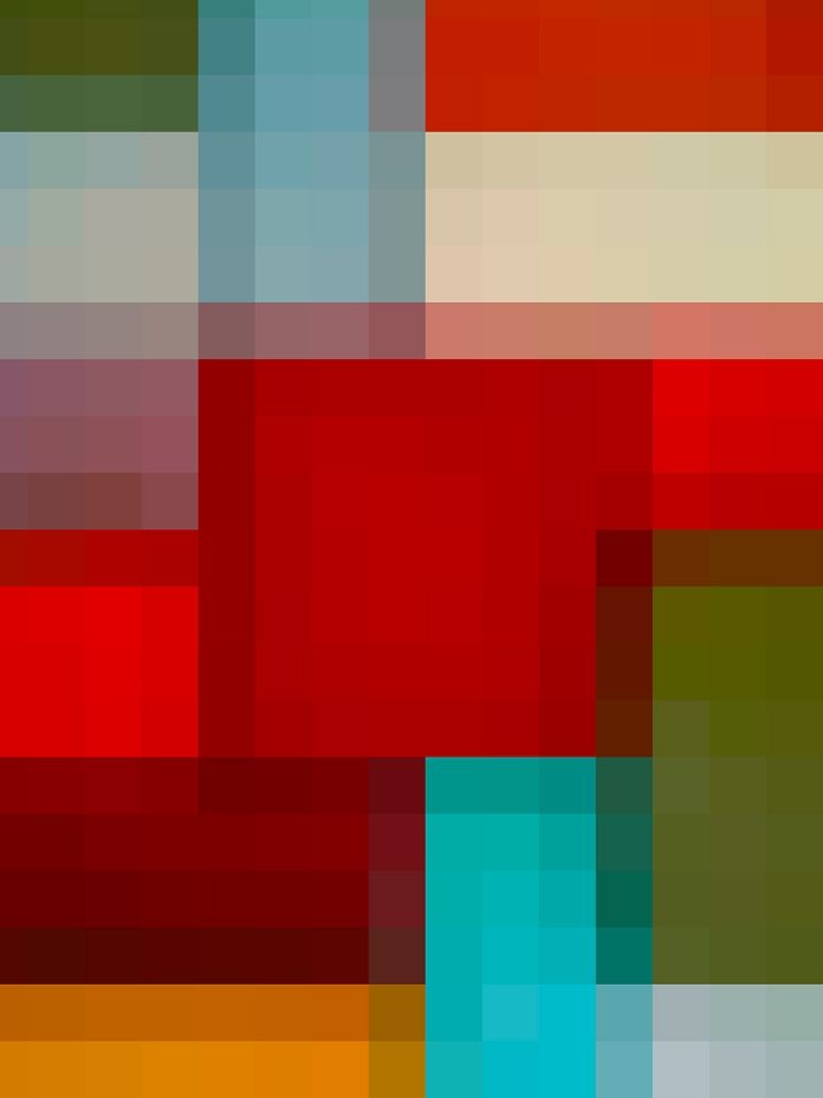 Pixel Blocks I art print by Grayscale for $57.95 CAD