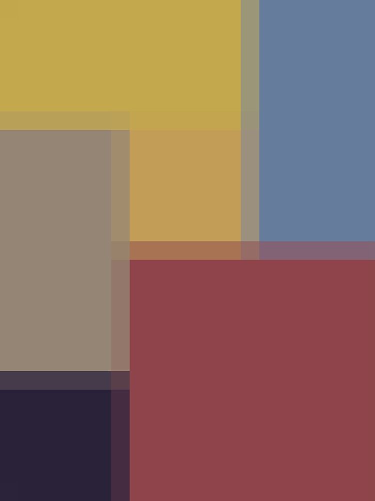 Pixel Blocks II art print by Grayscale for $57.95 CAD