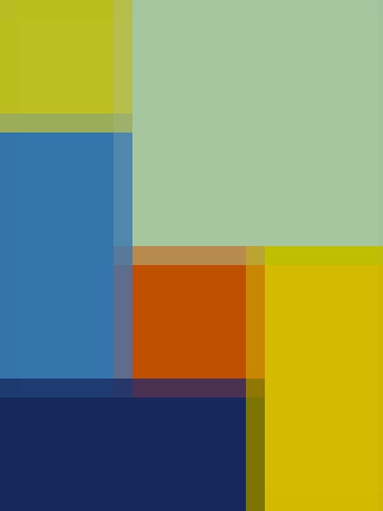 Pixel Blocks III art print by Grayscale for $57.95 CAD