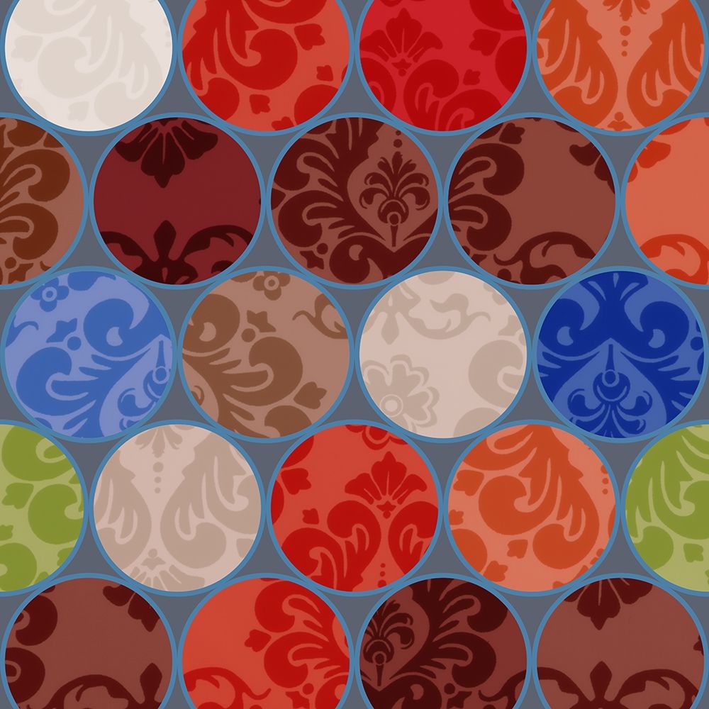 Bright Circles Stencil I art print by Grayscale for $57.95 CAD