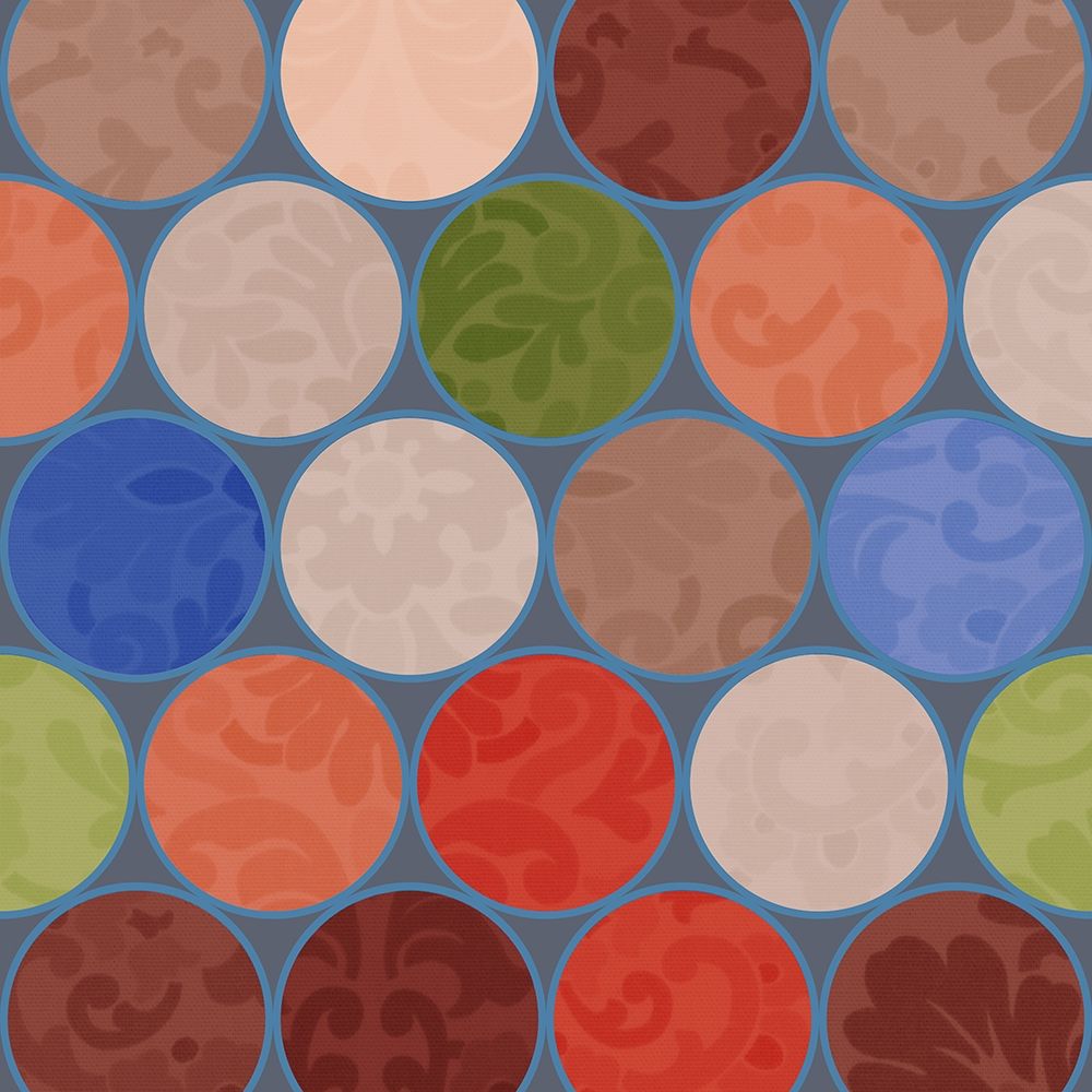 Bright Circles Stencil II art print by Grayscale for $57.95 CAD