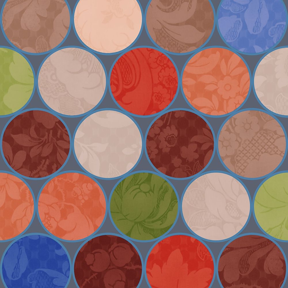 Bright Circles Stencil III art print by Grayscale for $57.95 CAD