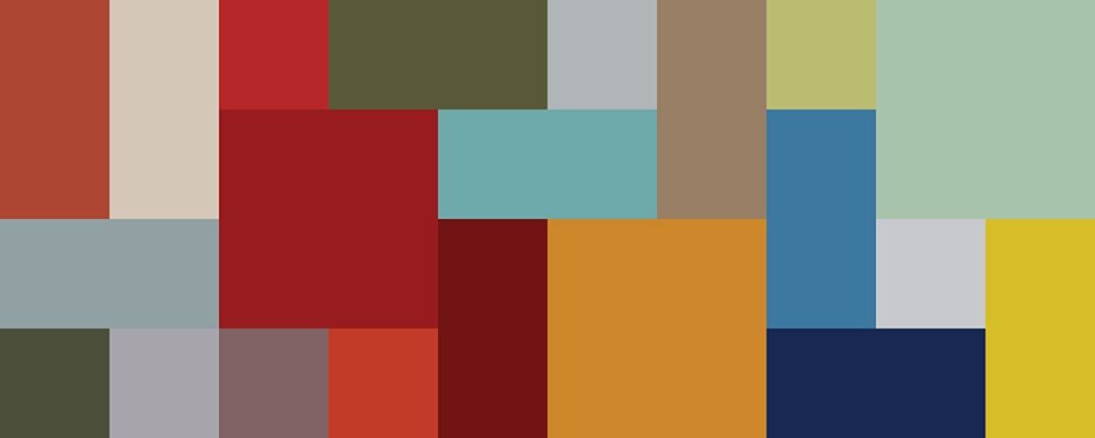 Bright Blocks Wide I art print by Grayscale for $57.95 CAD