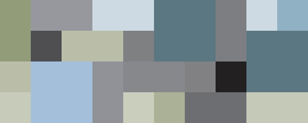 Bright Blocks Wide III art print by Grayscale for $57.95 CAD