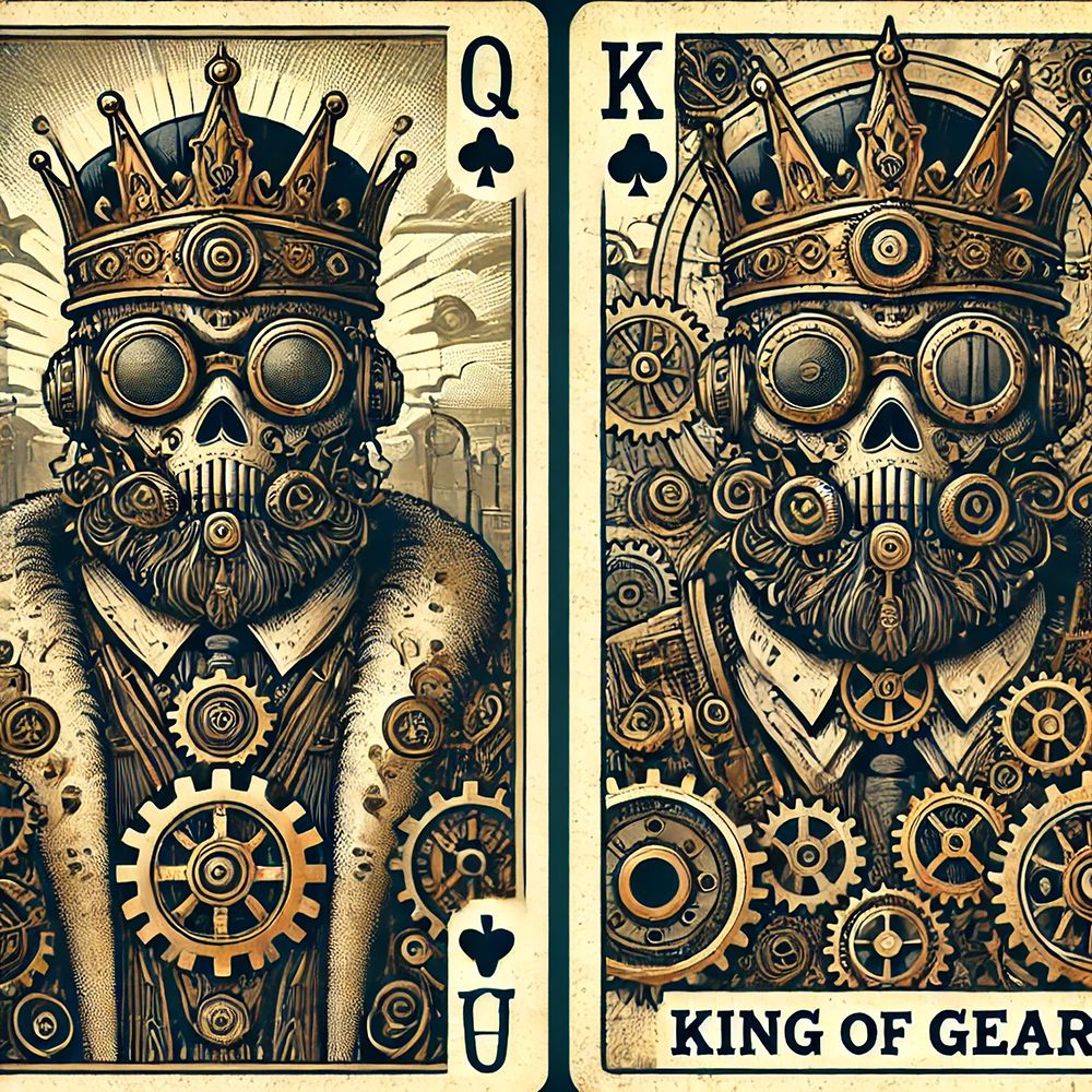 Knig Of Gears art print by Grayscale for $57.95 CAD