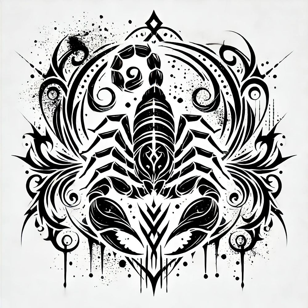 Skorpion Crown art print by Grayscale for $57.95 CAD
