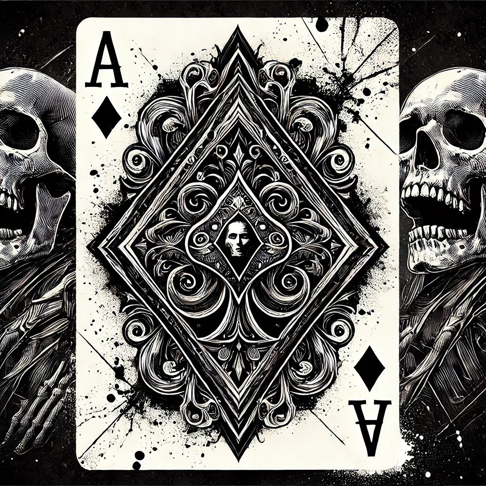 Ace Of Diamonds art print by Grayscale for $57.95 CAD